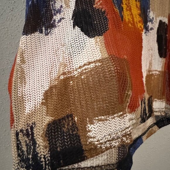 Top Boho Ligero Estampado Artístico (Boho Lightweight Art Print Top) - Picture 4 of 7